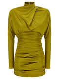Balmain Draped Mini Dress