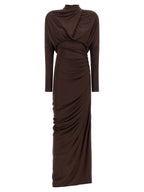 Balmain Draped Jersery Dress