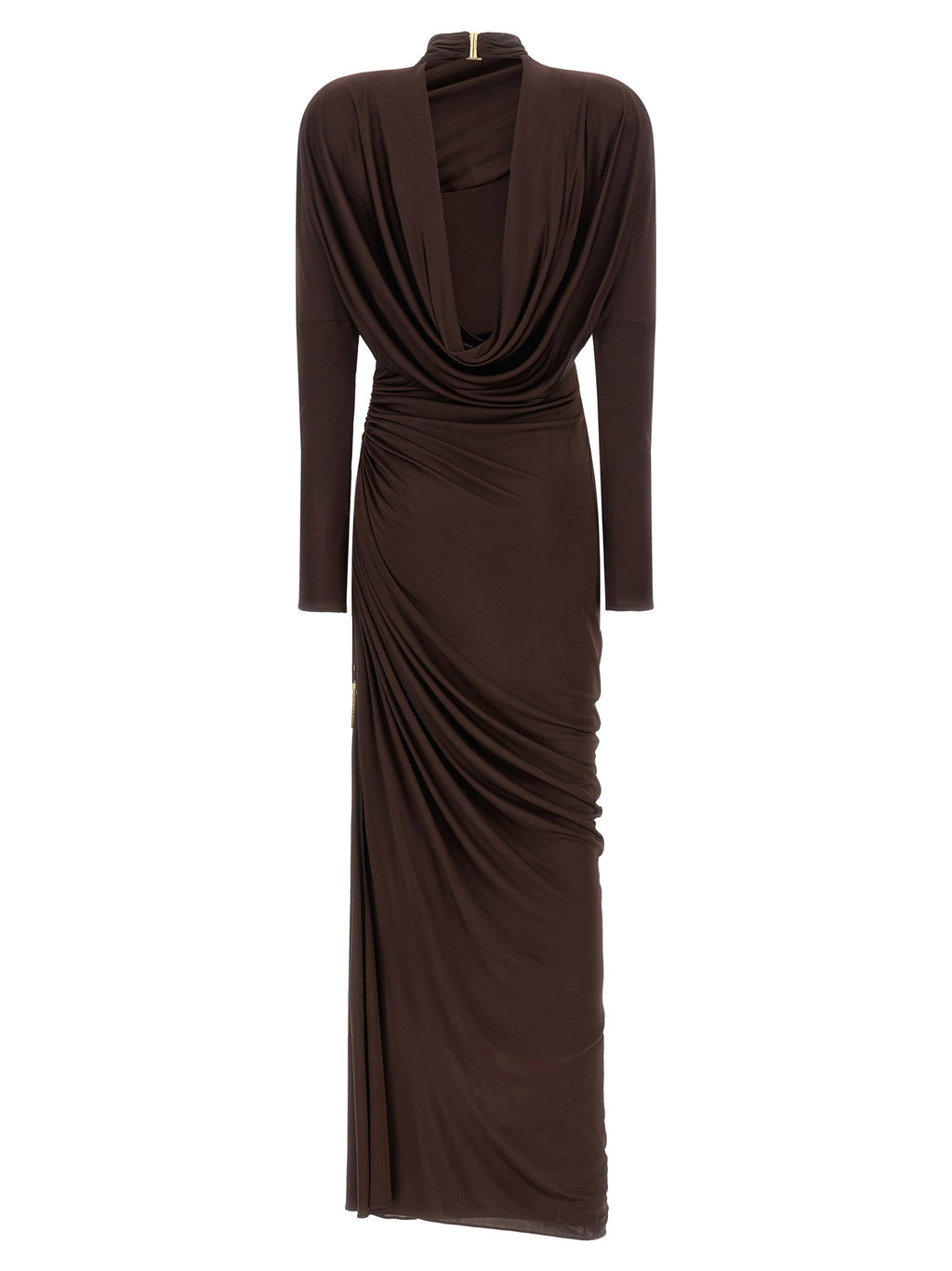 Balmain Draped Jersery Dress