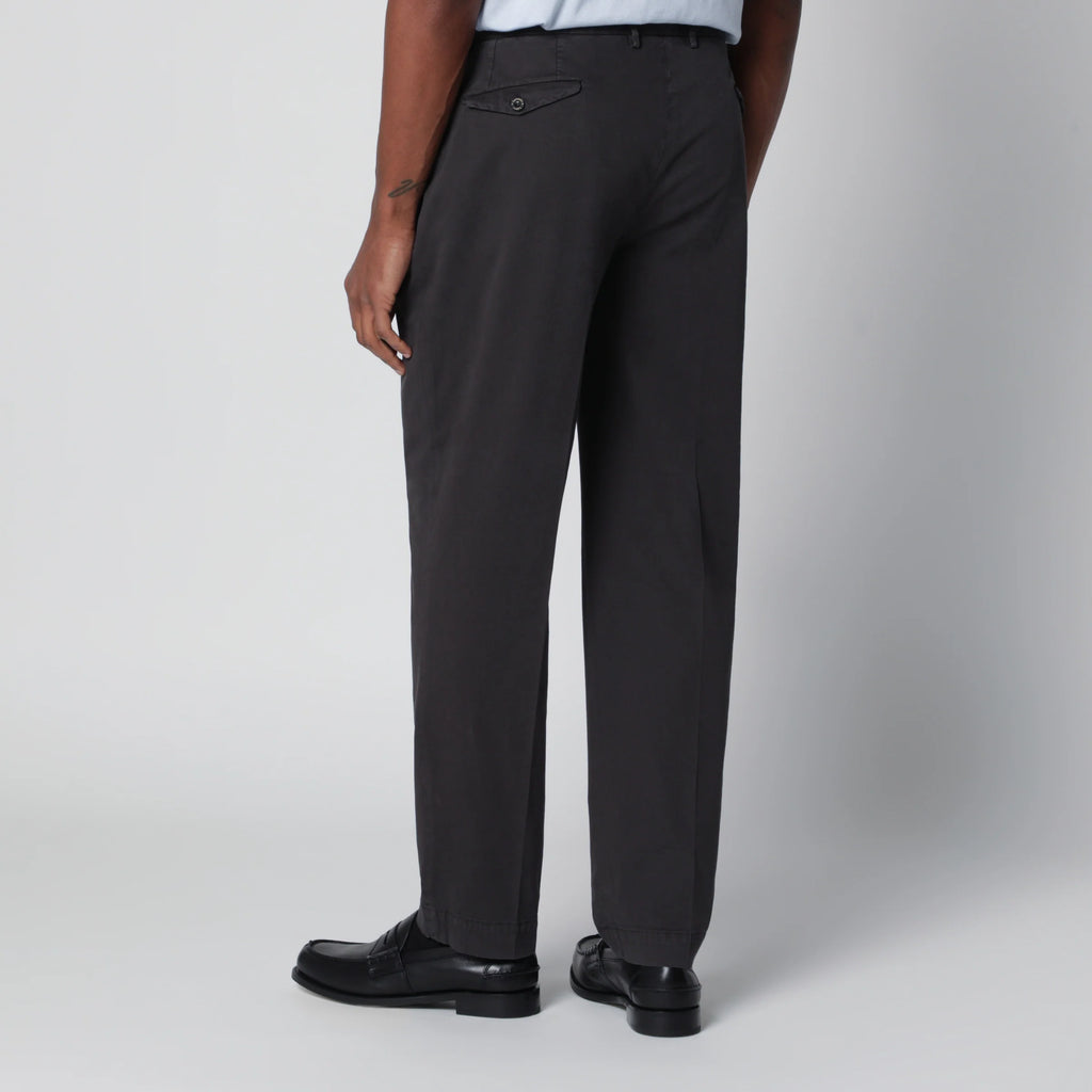 Santaniello Black cotton trousers