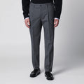 Santaniello Dark grey trousers in wool blend