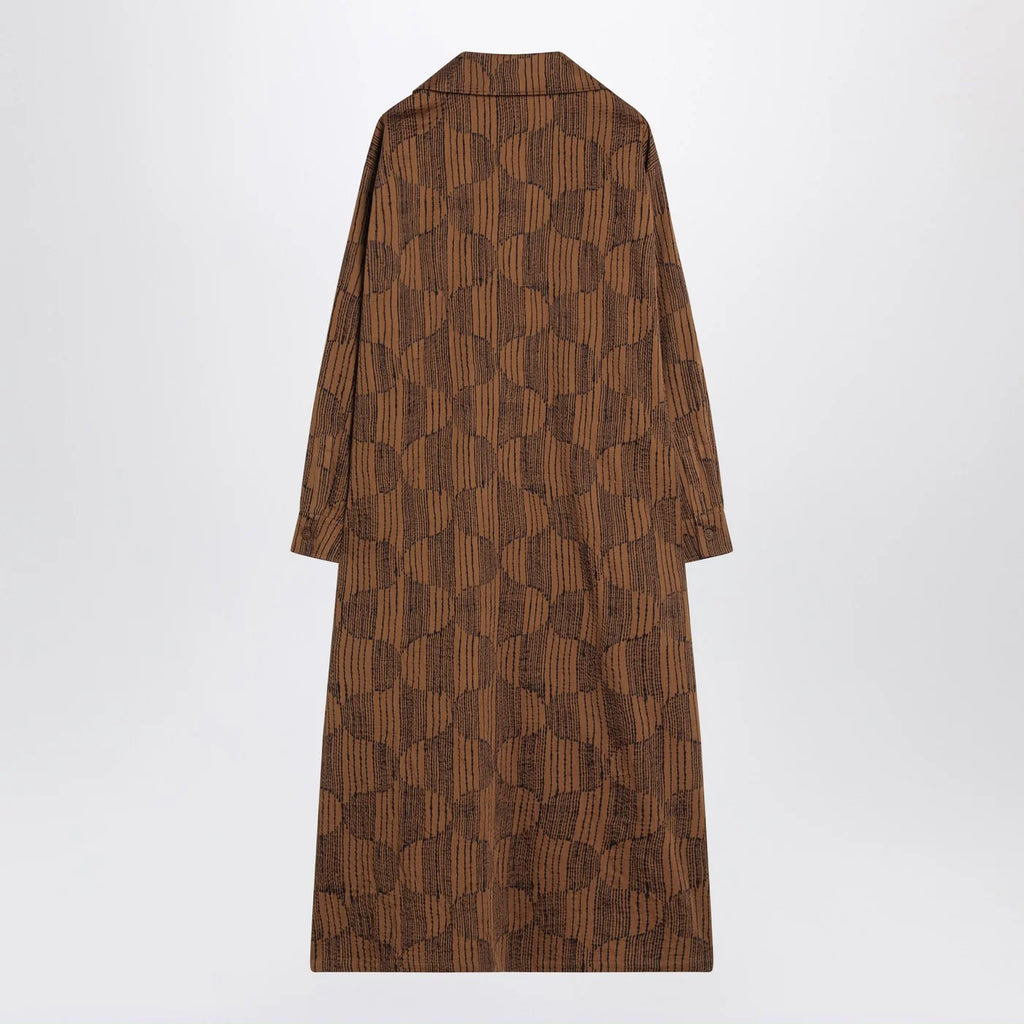 Max Mara Olive green shirt dress in cotton