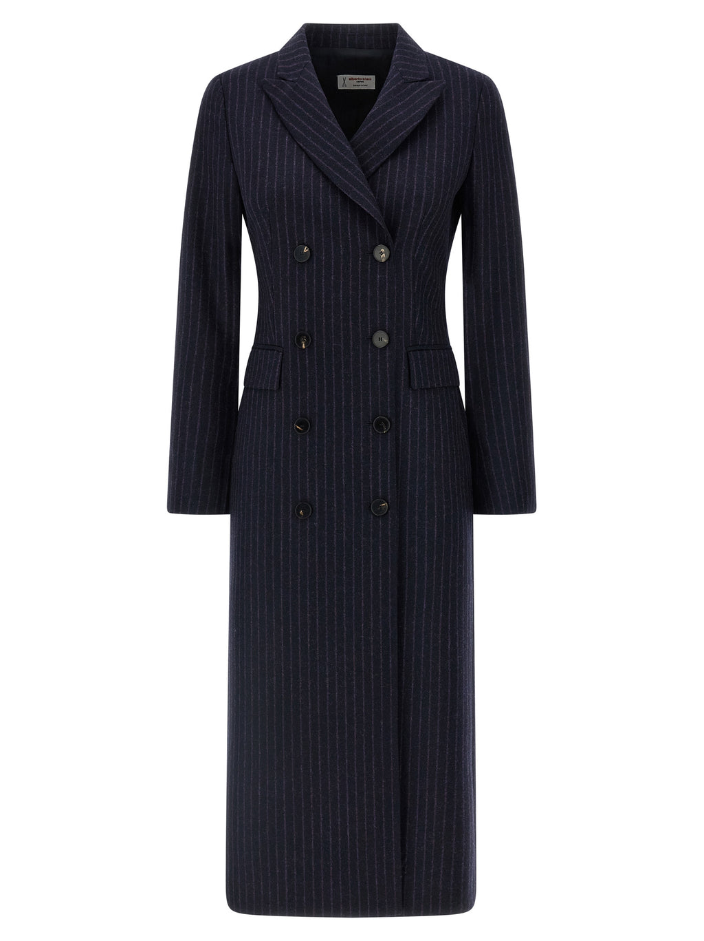 Alberto Biani Pinstripe Coat