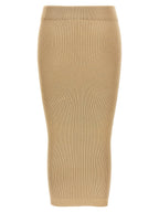 Balmain Ribbed Midi Skirt