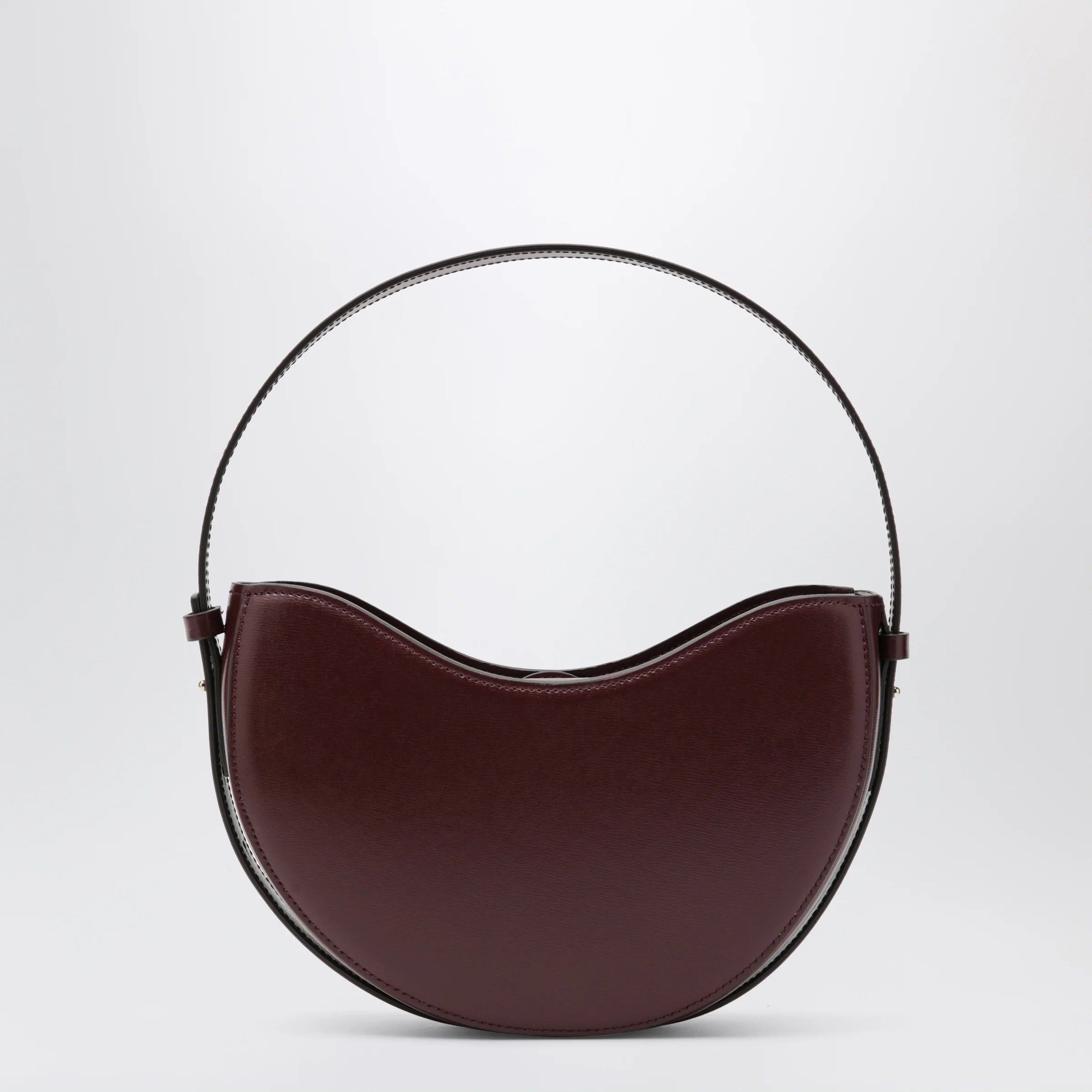 NOESI Ellie plum-colored bag in smooth leather