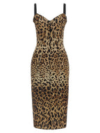 Dolce & Gabbana Animal-print Corset Dress