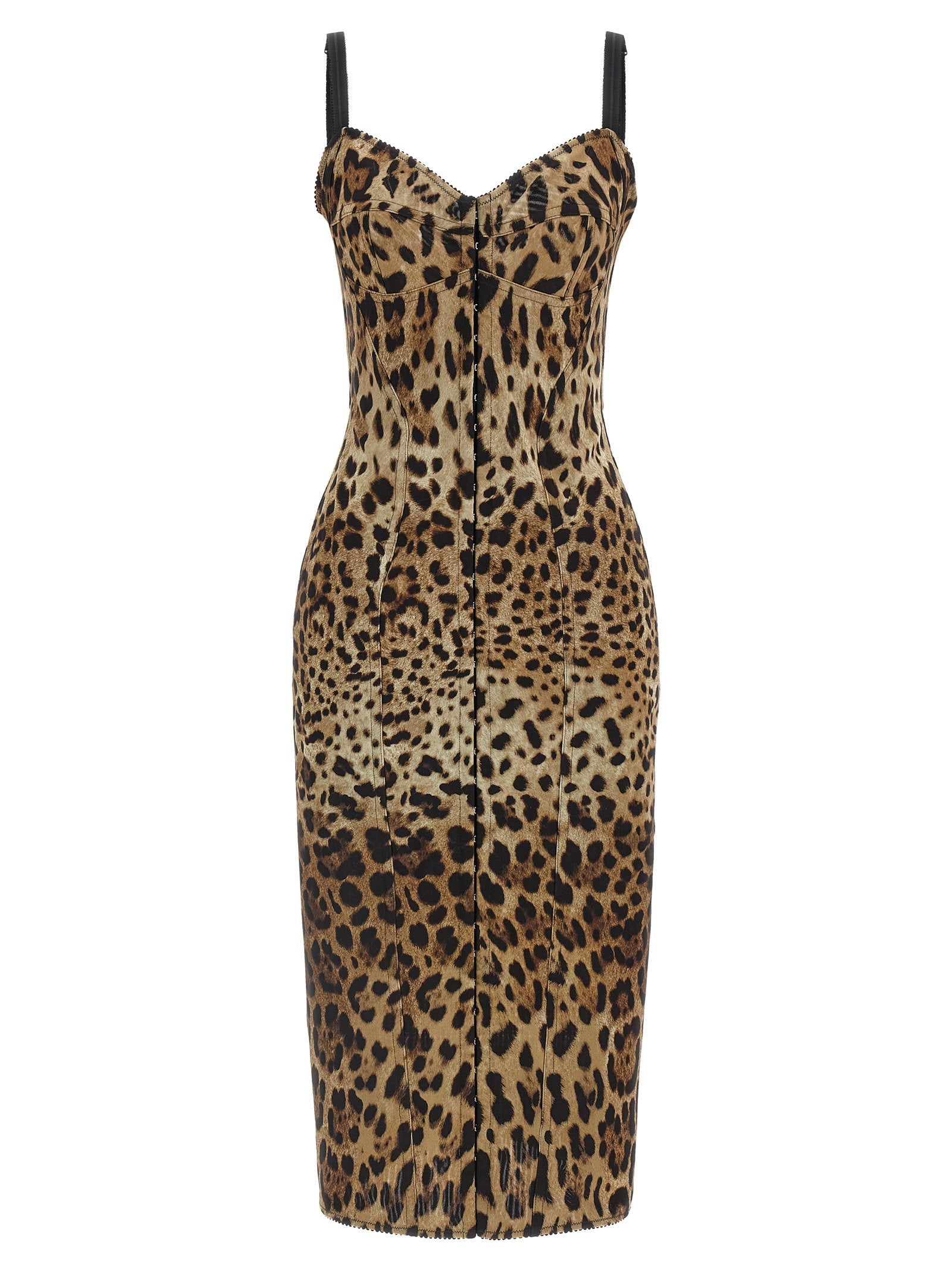 Dolce & Gabbana Animal-print Corset Dress