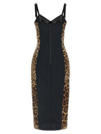 Dolce & Gabbana Animal-print Corset Dress