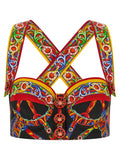 Dolce & Gabbana Carretto Bustier Top