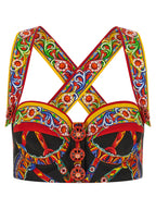 Dolce & Gabbana Carretto Bustier Top