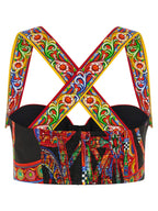 Dolce & Gabbana Carretto Bustier Top