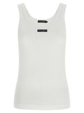 Dolce & Gabbana Logo Patch Tank Top