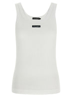 Dolce & Gabbana Logo Patch Tank Top