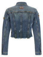 Dolce & Gabbana Cross Denim Jacket