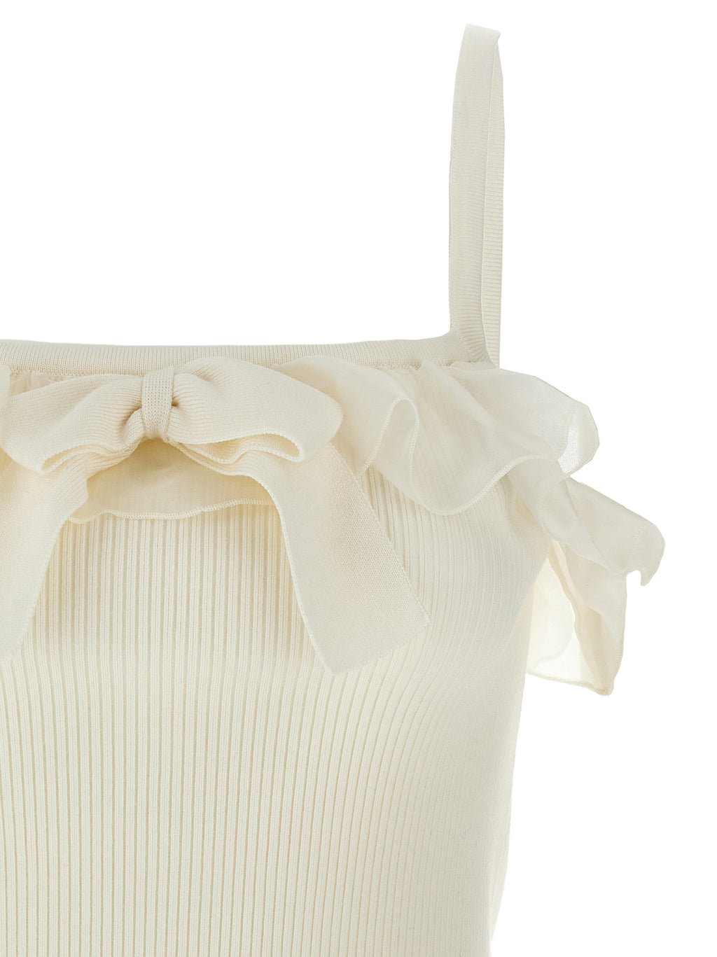 Alessandra Rich Ruffle Top