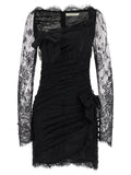 Alessandra Rich Draped Dress.