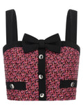 Alessandra Rich Tweed Top