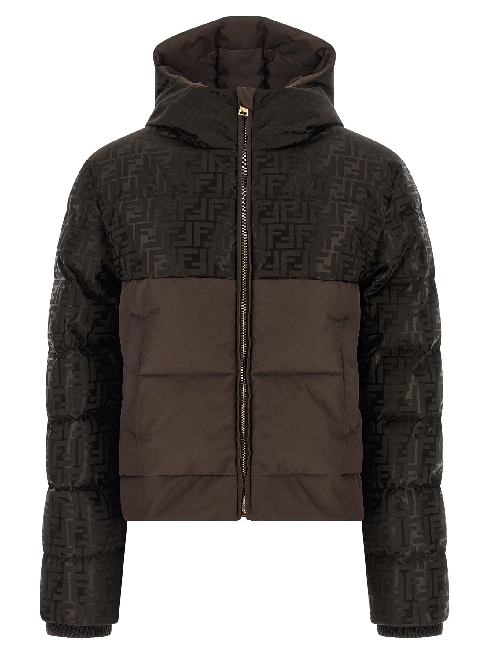 Fendi Ff Nylon Down Jacket