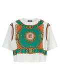Balmain Foulard Print T-shirt