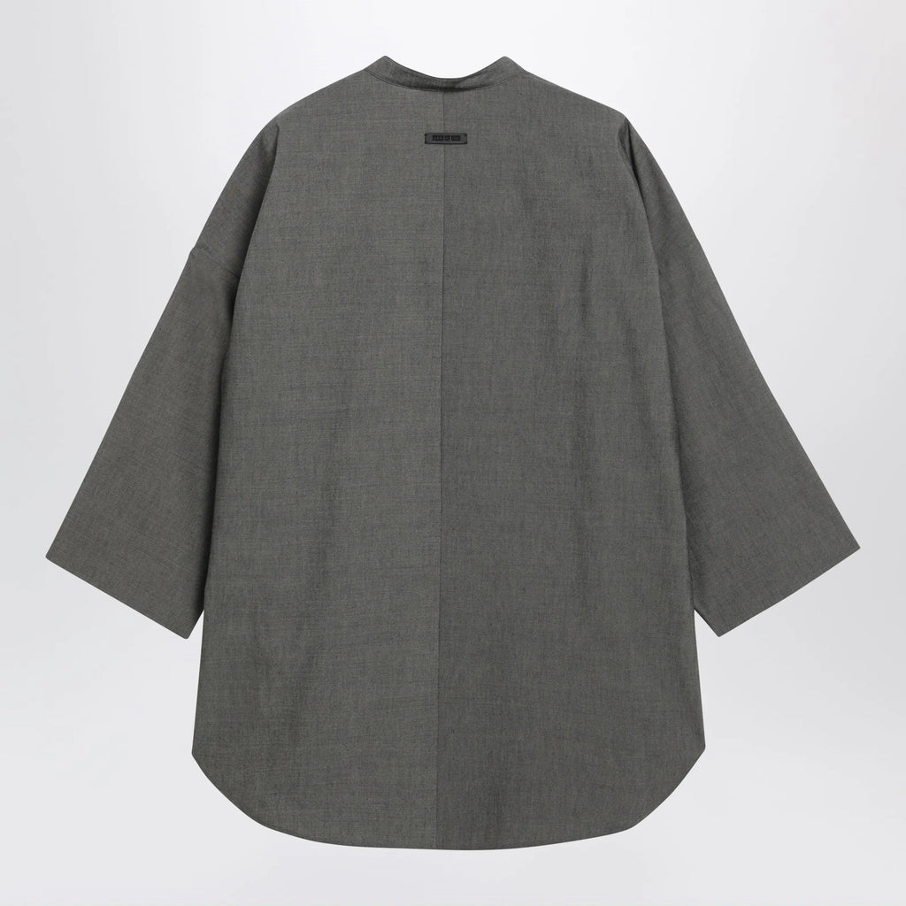 Fear of God Relaxed Mandarin shirt in wool blend