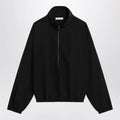 Fear of God Black ripstop wool jacket with black half zip