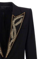 Balmain Leaf Embroidery Blazer