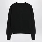 Ami Paris Ami De Coeur cardigan in black wool
