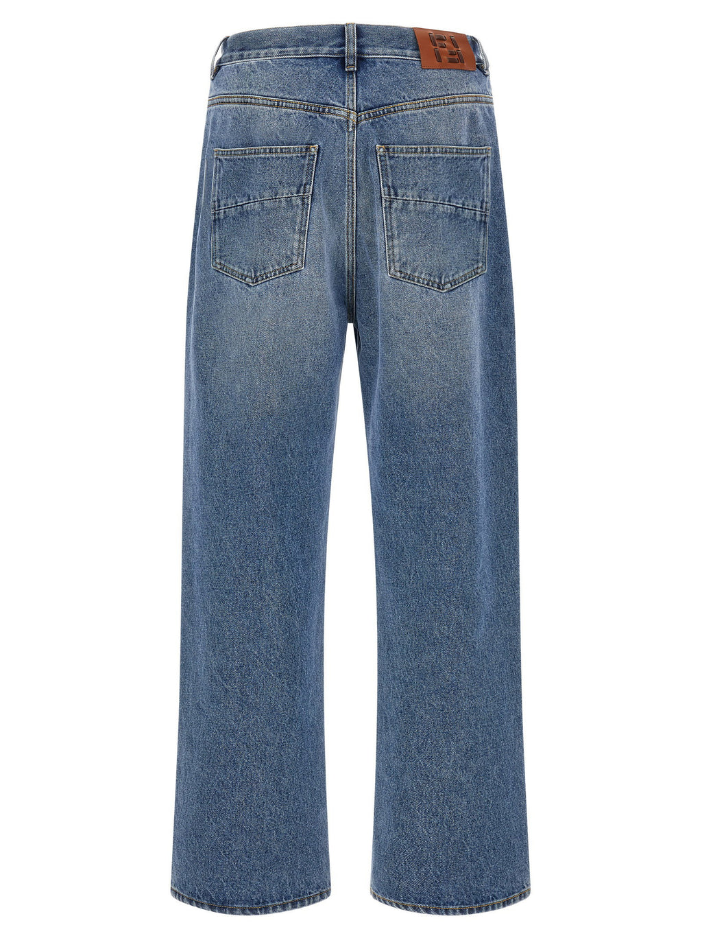 Fendi Ff Patch Jeans Saddlery