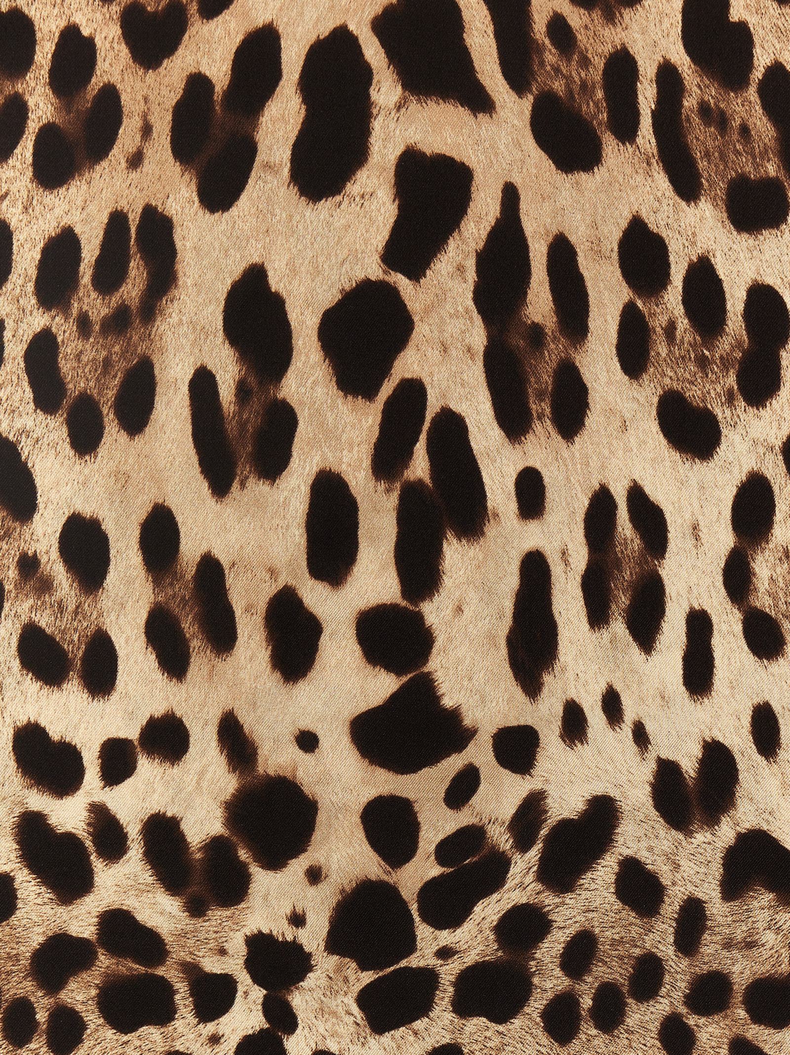 Dolce & Gabbana Leopard Scarf