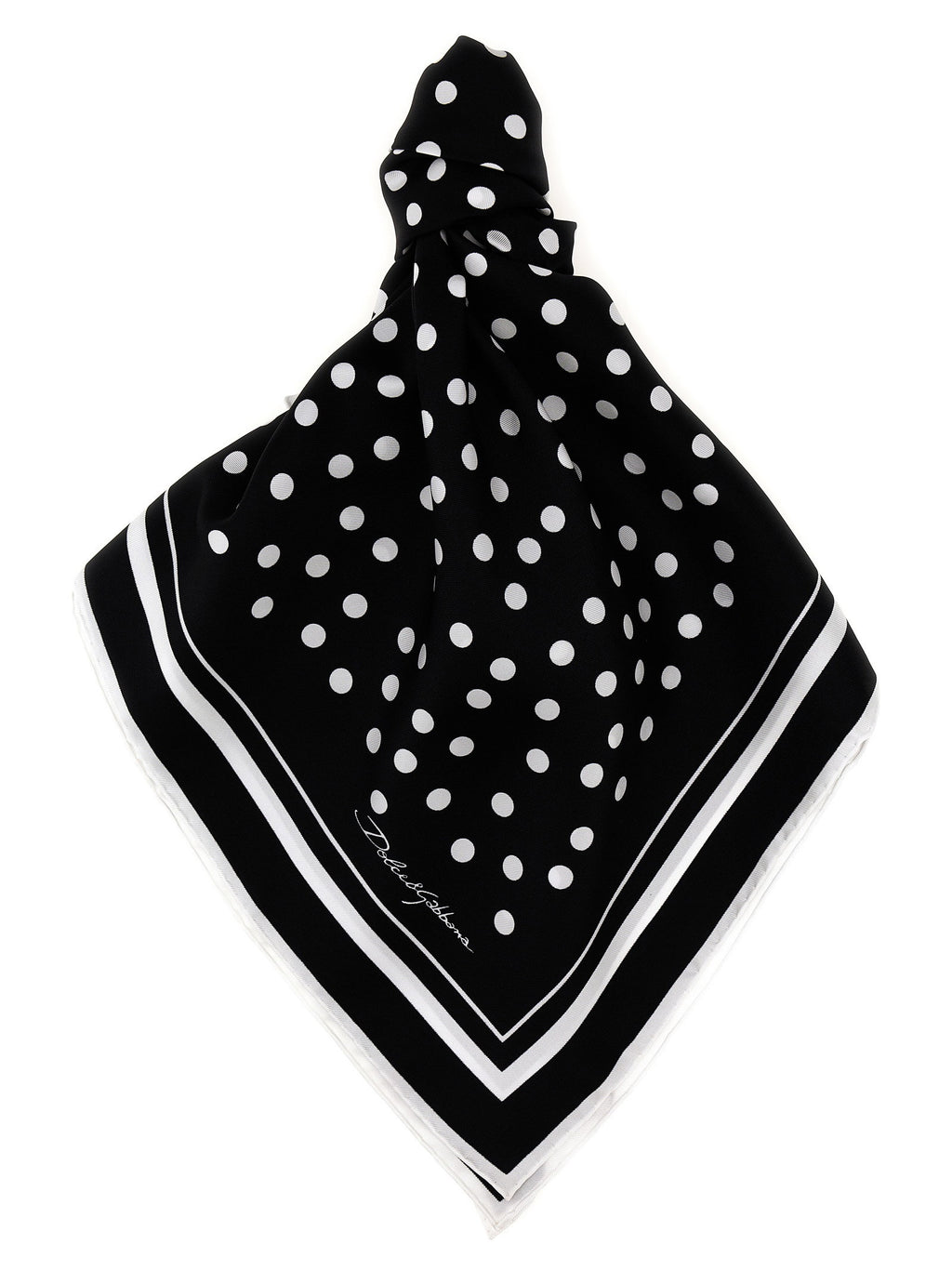 Dolce & Gabbana Polka Dot Scarf