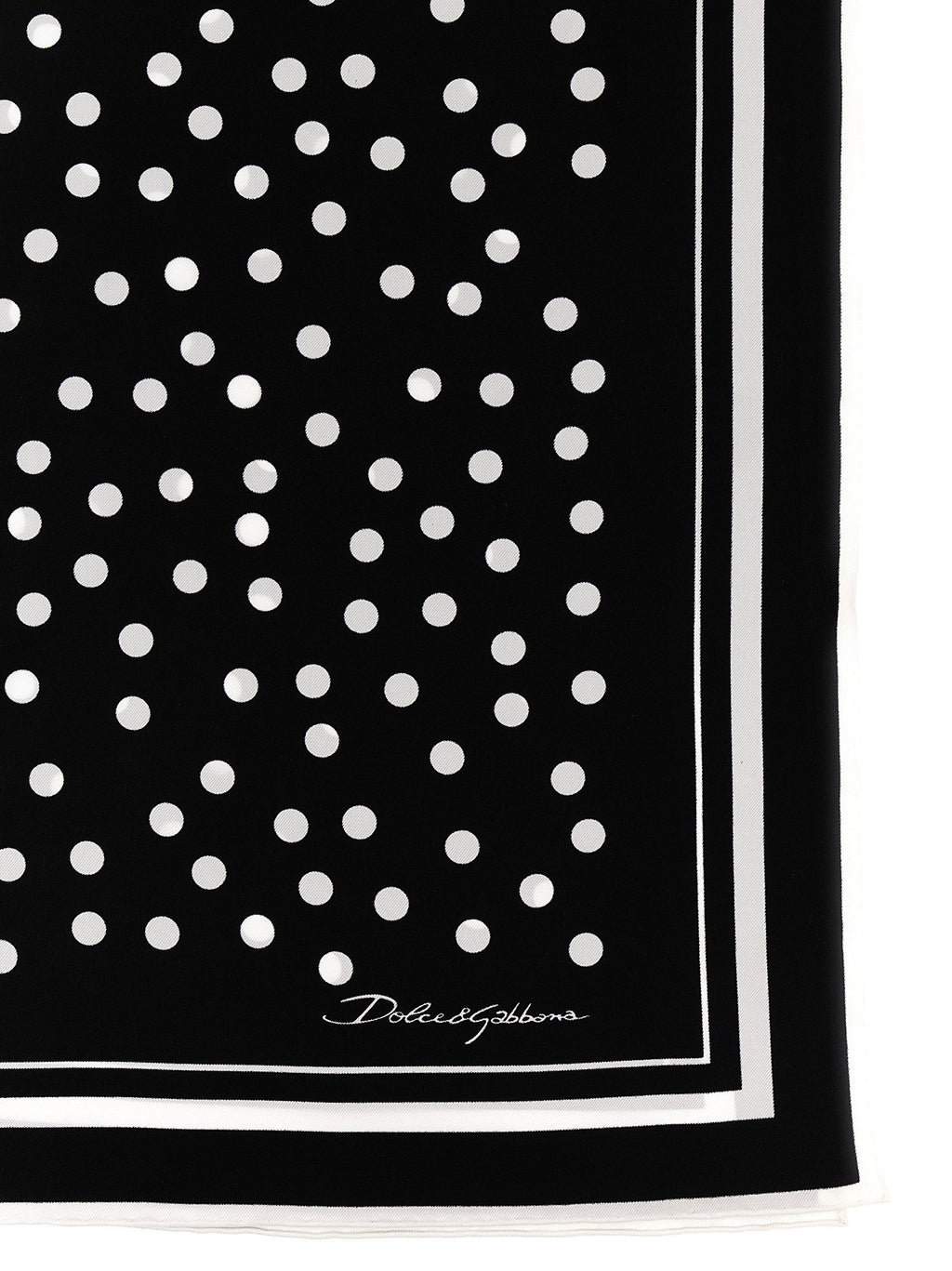 Dolce & Gabbana Polka Dot Scarf
