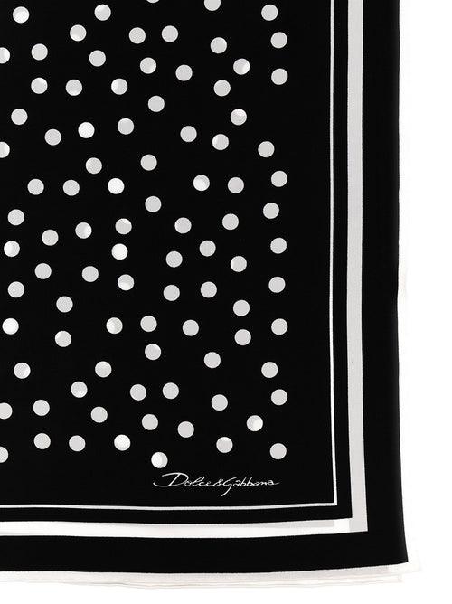 Dolce & Gabbana Polka Dot Scarf