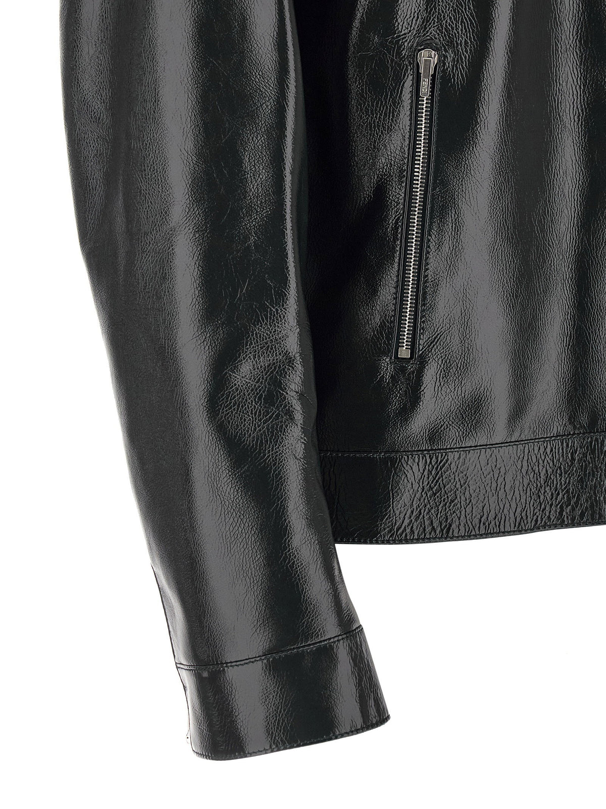 Fendi Lacquered Leather Blouson
