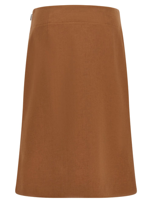 Fendi New Linen Skirt