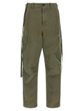 Fendi Double Stitch Embroidery Pants