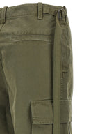 Fendi Double Stitch Embroidery Pants