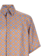 Fendi Net Print Silk Shirt