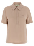 Fendi Silk Polo Shirt