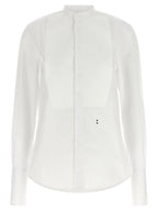Fendi Poplin Shirt With Plastron Piqué