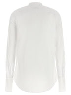 Fendi Poplin Shirt With Plastron Piqué