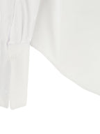 Fendi Poplin Shirt With Plastron Piqué