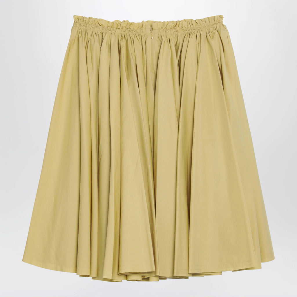 Ami Paris Pastel yellow cotton skirt