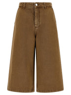 Ami Paris Denim Bermuda Shorts