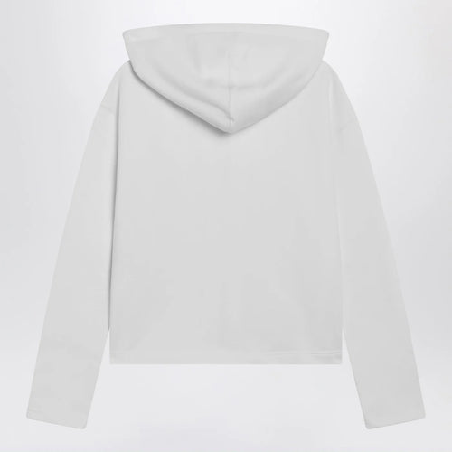 Ami Paris White Ami De Coeur zip-up hoodie