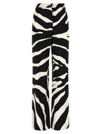 Dolce & Gabbana Zebra Print Palazzo Pants