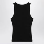 Ami Paris Black Ami De Coeur tank top