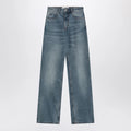Ami Paris Wide-leg jeans in washed indigo denim