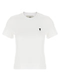 Ami Paris Ami De Coeur Cropped T-shirt