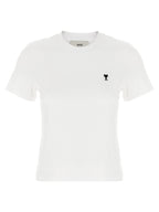 Ami Paris Ami De Coeur Cropped T-shirt