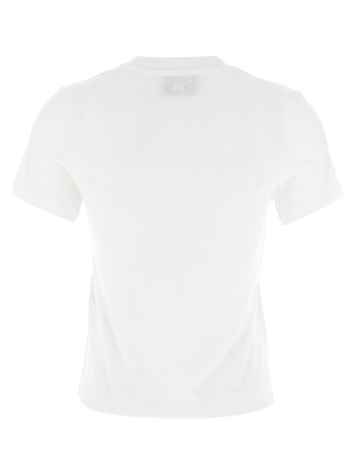 Ami Paris Ami De Coeur Cropped T-shirt